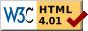 Valid HTML 4.01 Transitional